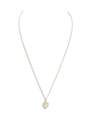SS Heart CZ Pendant Necklace