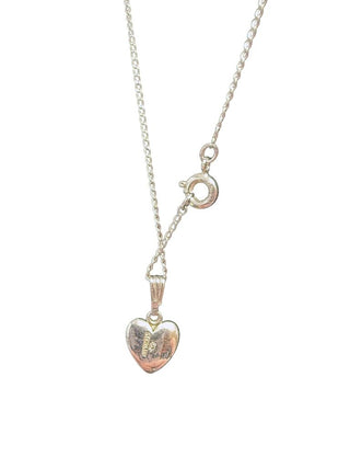 SS Heart CZ Pendant Necklace