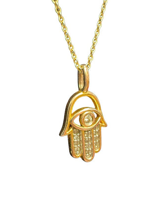 Vermeil Hamsa Chain Necklace