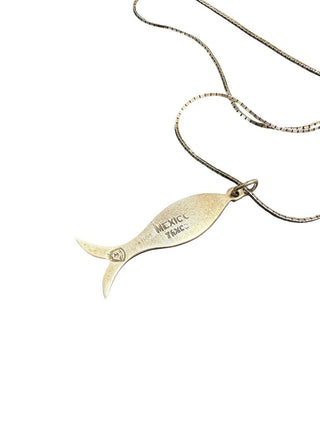 SS Mexico Fish Pendant Necklace