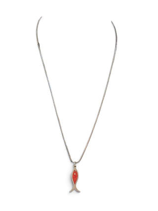 SS Mexico Fish Pendant Necklace