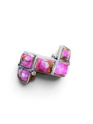 SS Spiny Turquoise Ring