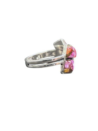 SS Spiny Turquoise Ring
