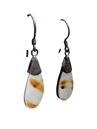 SS Dangle Stone Teardrop earrings