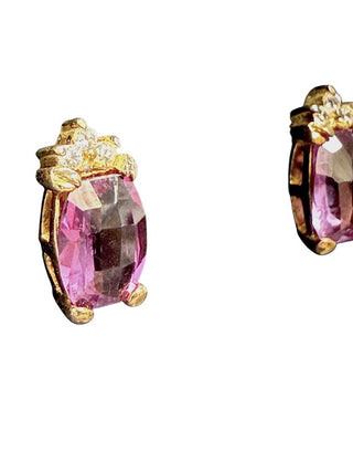SS Verneil Amethyst Neclace/Ear Set