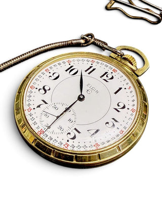 (AS IS) Antique 1919 Elgin 454 Pocket watch