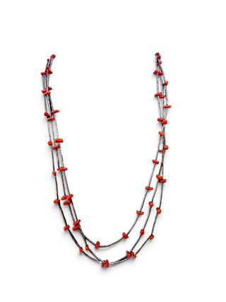 SS 3-Strand Stone Necklace