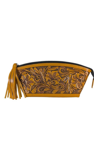 Leather Tooled Pouch