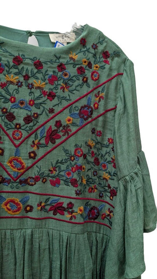 Embroidered Midi