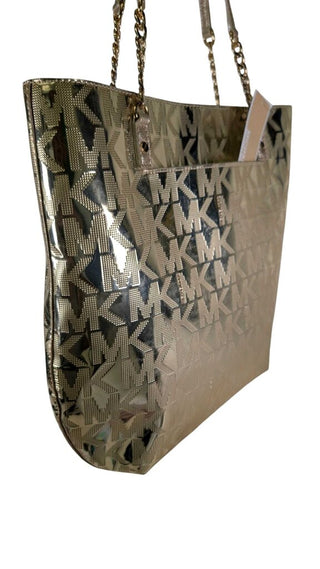 NWT Metallic Signature Tote