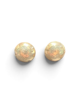 Sterling Concho Earrings