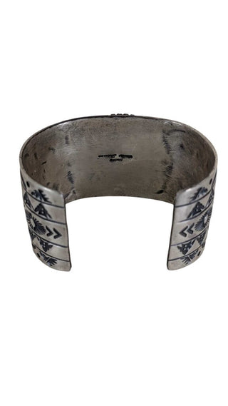 Sterling Stone Cuff