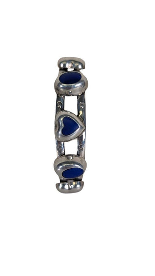 Sterling Mexican Inlay Cuff