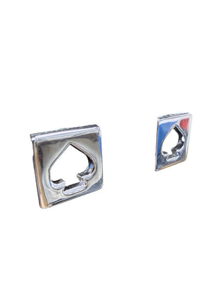 Spade Cutout Square Earrings