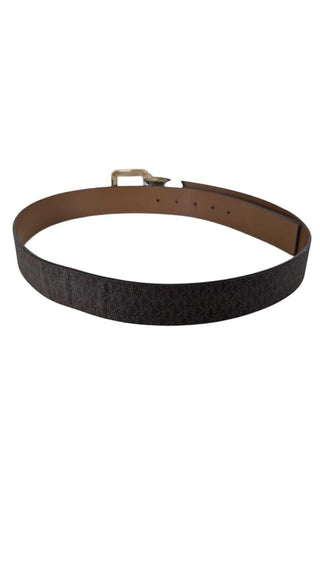 Reversible MK Signature Leather Gold Hardware