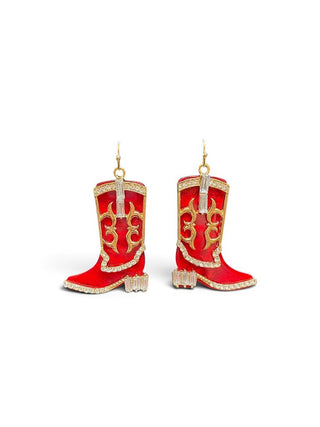 Fashion Cowboy Boot Earrings