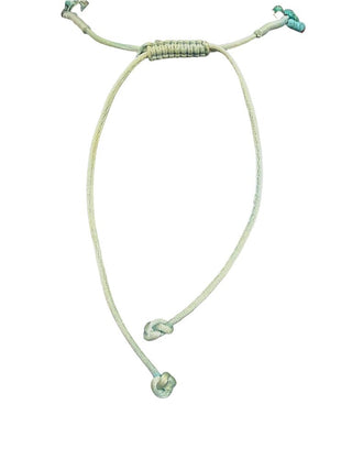 Triple Strand Adjustable Stone Necklace
