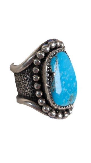 SS Stone Ring Beaded Surround Retail $250