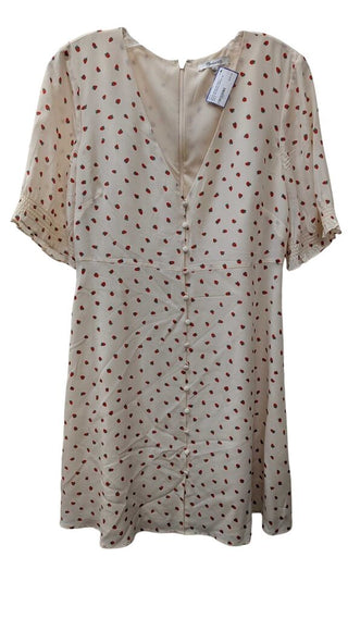 Short Sleeve Strawberry Button Up