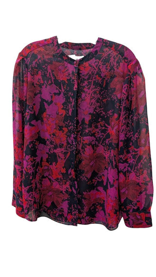 THE BOROUGHS NWT L/S Floral Button Up