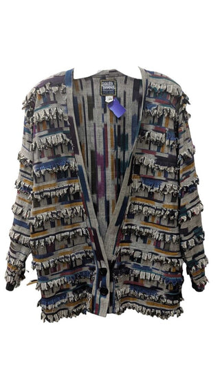 THE BOROUGHS Vintage Muslin Mink Shaggy Fringe