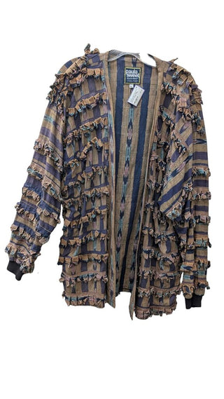 THE BOROUGHS Vintage Muslin Mink Shaggy Fringe