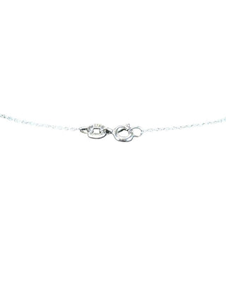 Sterling Stone Pendant Necklace