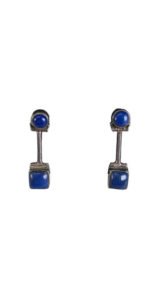 THE BOROUGHS Sterling Hinged Stone Drop Earrings