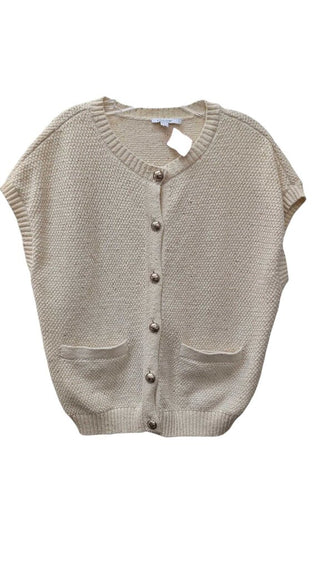 Short Sleeve Gold Buttons