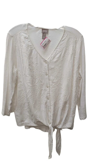 Long Sleeve Embroidered Tee