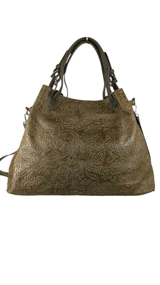 Tooled Leather Tote