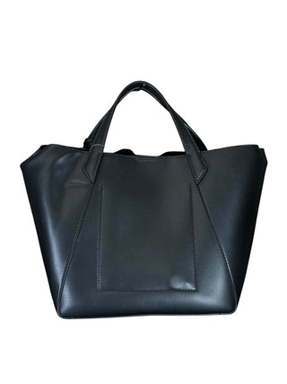 Phoebe large faux leather bucket