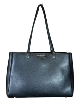 Pebbled leather tote