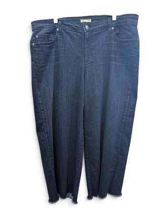 Wide Leg Raw Edge Crop