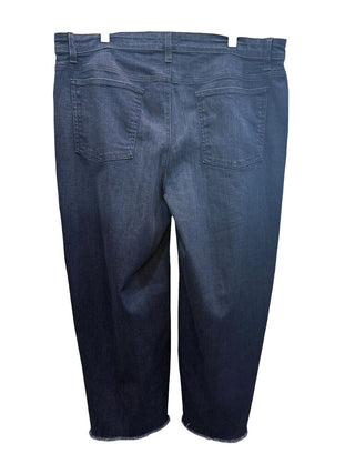 Wide Leg Raw Edge Crop
