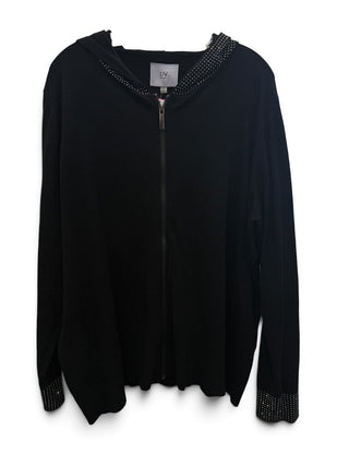 Beaded Zip Front
