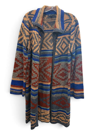 Aztec Knit Open Front