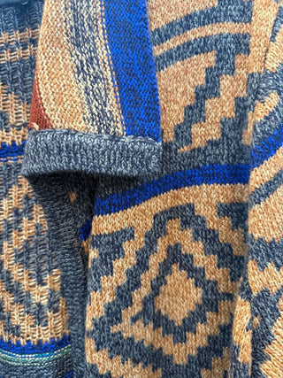 Aztec Knit Open Front