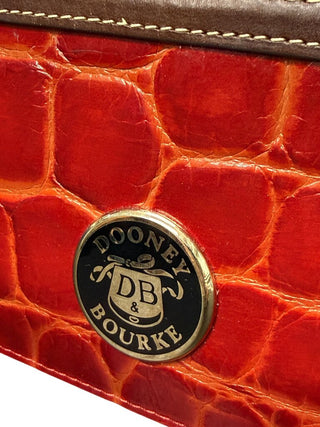 Vintage Croc Embossed Pouch