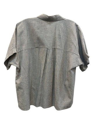 Striped Button Front