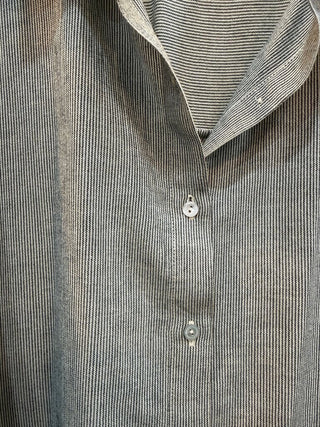 Striped Button Front