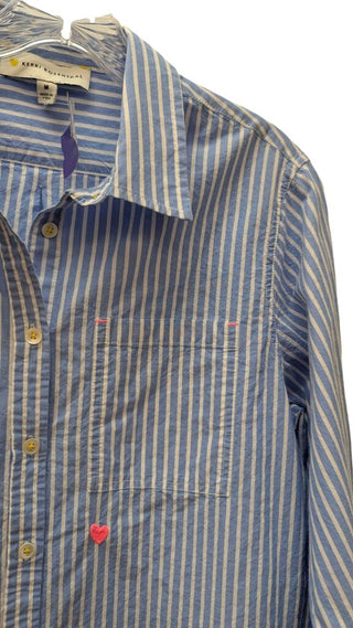 Long Sleeve Striped Button Up