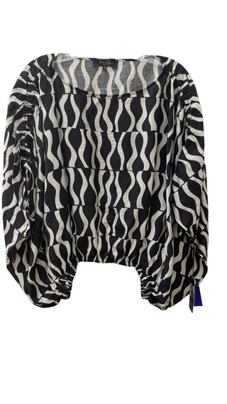 NWT Batwing Wavy Print