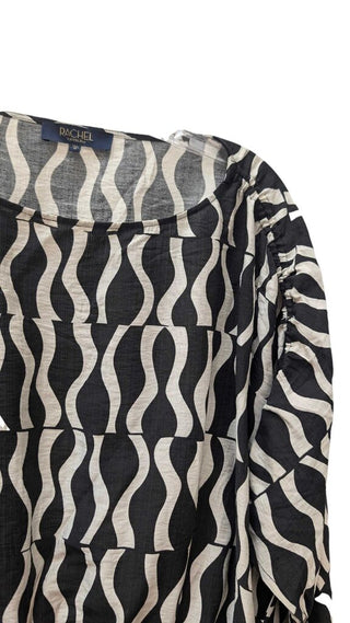 NWT Batwing Wavy Print