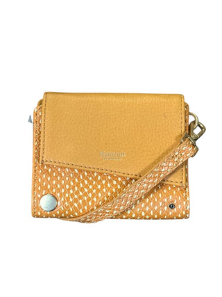 As is Printed leather crossbody