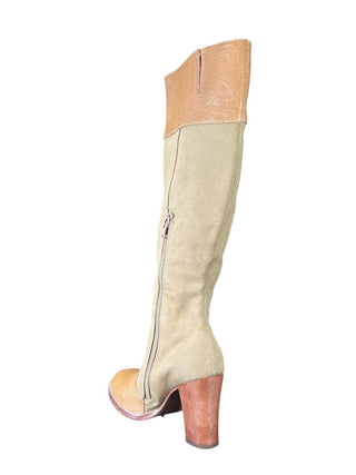Embroidered tall side zip
