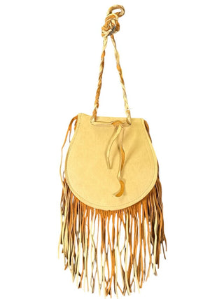 Hand beaded deerskin medicine bag/Thunderbird