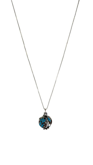 SS Box Chain w/ Fashion Pendant