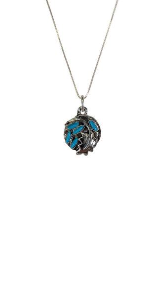 SS Box Chain w/ Fashion Pendant