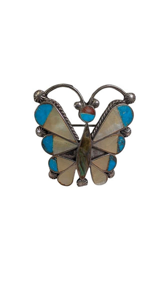 Inlay Butterfly Pin/Pendant